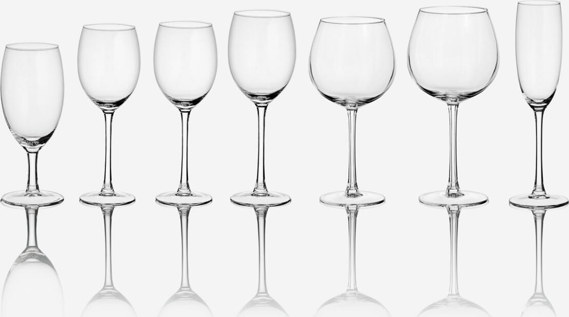 Royal Leerdam Plaza White Wine Glass, 250 ml, Transparent Heavy Quality Thick-Walled Glass, Dishwasher Safe, 20 cm Height