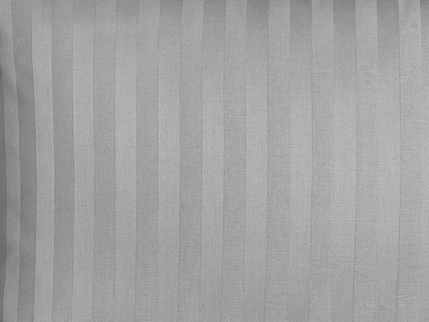 ERWIN M. LUSINI Rom-Meran Duvet Cover, 100% Mercerized Cotton Damask, 200 TC, Classic Stripe Design, 160x210 cm, Grey, OEKO-TEX Standard 100