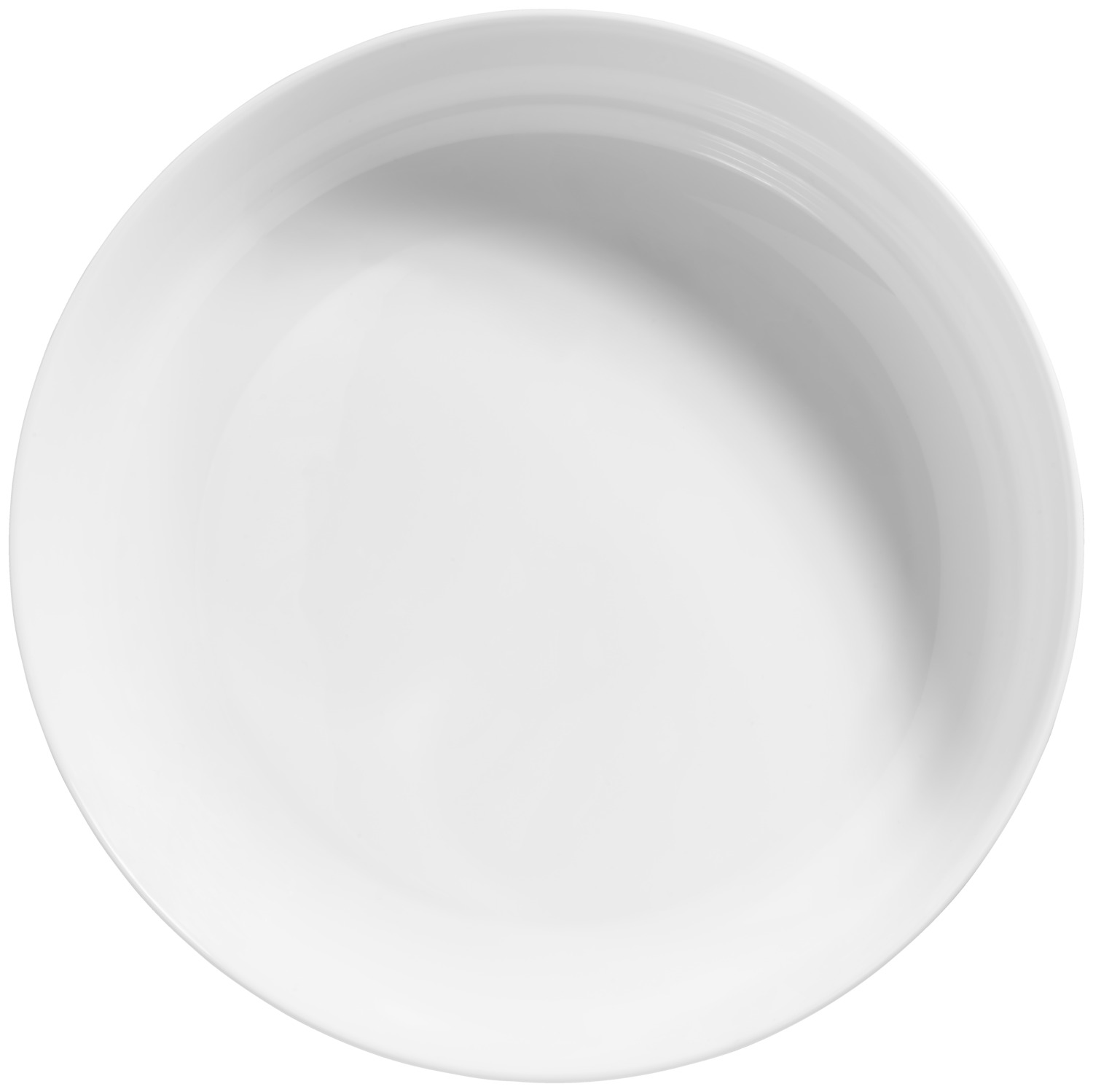 VEGA Ashley Tempered Glass Bowl, 2800ml, 26cm Diameter, White, Heat Resistant to 130°C, Oven and Microwave Safe, Robust and Scratch-Resistant