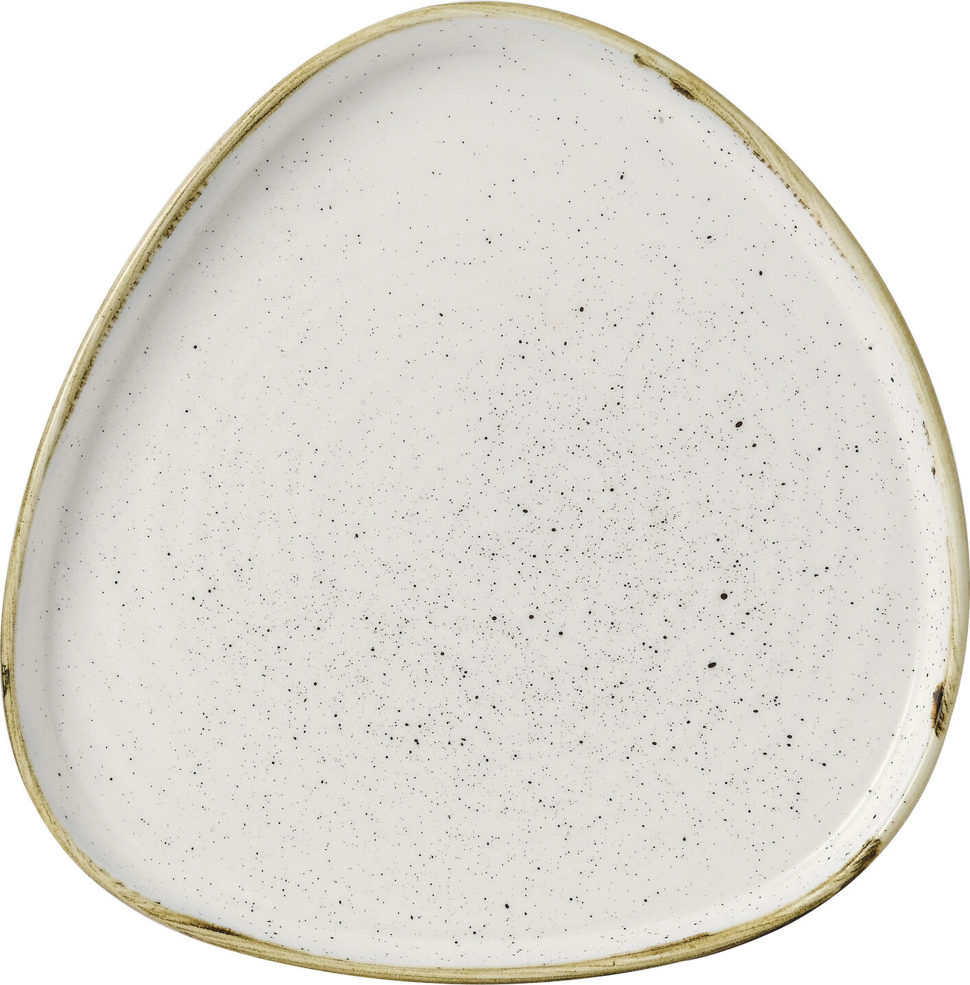 Churchill Churchill China (UK) ltd. Flat plate Stonecast Barley White triangular with a steep ed Teller flach Stonecast Barley White dreieckig mit Steilrand Flat plate Stonecast Barley White triangular with a steep edge; 20x2 cm (WxH); white/brown; triangular; 6 piece / pack Teller flach Stonecast Barley White dreieckig mit Steilrand; 20x2 cm (BxH); weiß/braun; dreieckig; 6 Stück / Pack Rustic charm with an astounding effect — hand-decorated and individually inspired by the changing of the seasons, add warmth and rustic style to your table with this versatile hand-painted design, available in 15 stunning colors. Der dreieckige flache Teller mit Steilrand für die Gastronomie Stonecast „Barley White“ von Churchill ermöglicht präzises Anrichten und moderne Präsentationen. Als Stonecast Barley White Teller dreieckig Steilrand eignet er sich ideal für kreative Küchen. Dieser Fine-Dining Gastronomie Teller ist robust und langlebig.