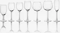 Royal Leerdam Plaza Rose Wine Glass, 430 ml, 22 cm Height, Heavy Quality Thick-Walled Transparent Glass, Dishwasher Safe