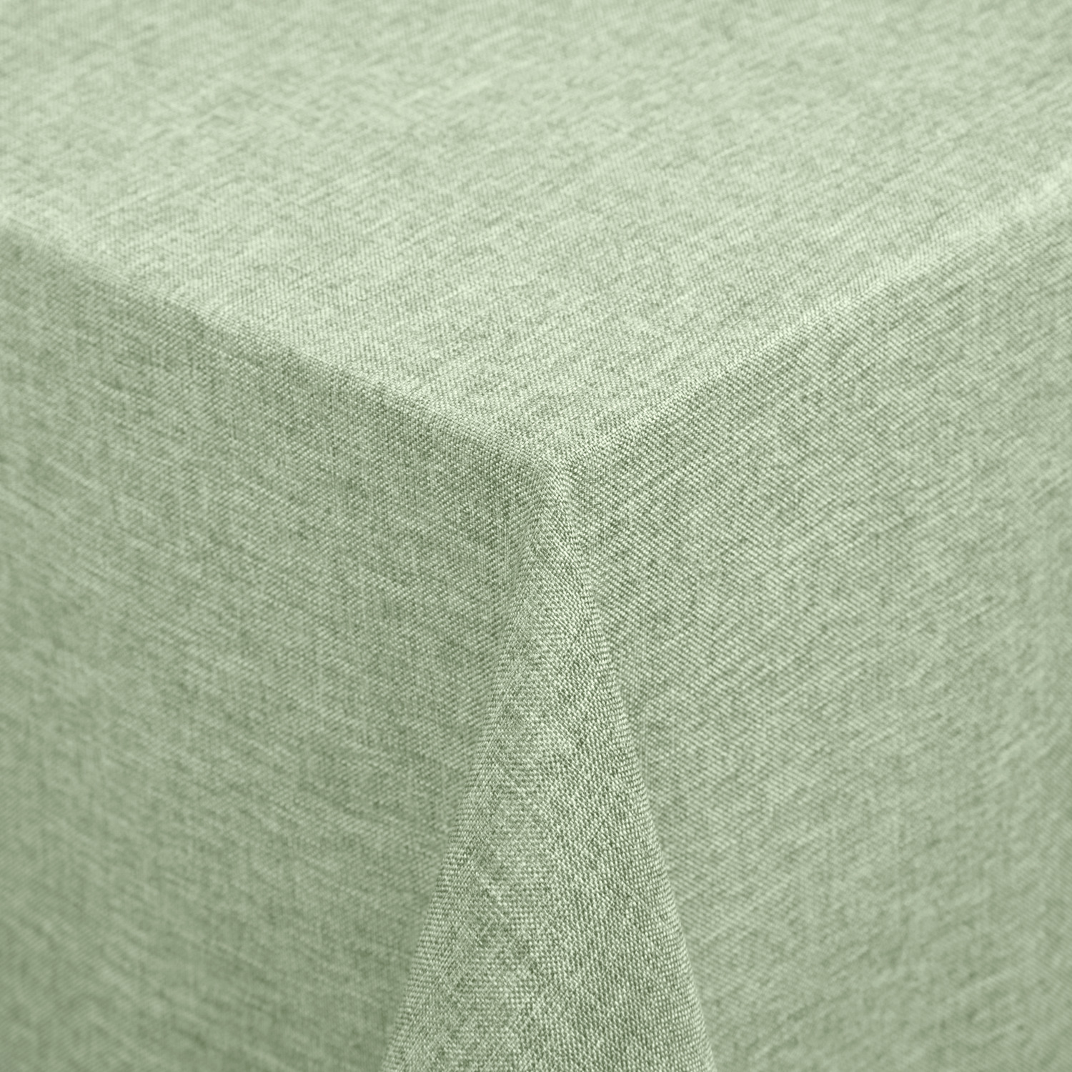 ERWIN M. Nova Square Tablecloth, 80x80 cm, 100% Polyester, Mottled Sage Green, Robust Easy Care Fabric, OEKO-TEX Standard 100 Certified