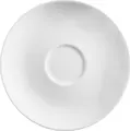 VEGA Mixor Espresso Saucer, White Porcelain, Round 12 cm Diameter, Dishwasher and Microwave Safe