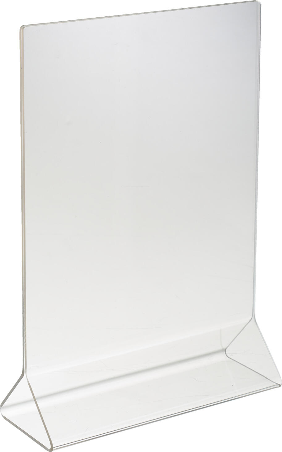 PULSIVA LUSINI Solutions GmbH Table display stand Fera Tischaufsteller Fera Table display stand Fera; 15x21.5 cm (WxH); transparent; 3 piece / pack Tischaufsteller Fera; 15x21.5 cm (BxH); transparent; 3 Stück / Pack Transparent acrylic sign. DIN A5 size easy to insert. Protected on both sides. Sign suitable for dishwasher. Transparentes Schild aus Acryl. DIN A5 Format einfach einschiebbar. Doppelseitig geschützt. Schild spülmaschinengeeignet.