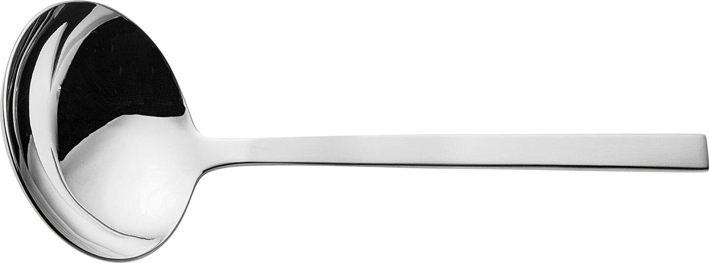 Picard + Wielpütz Picard & Wielpütz GmbH & Co. KG Sauce spoon Girona matt Saucenlöffel Girona matt Sauce spoon Girona matt; 18 cm (L); silver Saucenlöffel Girona matt; 18 cm (L); silber Picard & Wielpütz cutlery in a timeless design with a matt handle. Besteck der Marke Picard & Wielpütz in zeitlosem Design mit mattiertem Griff.