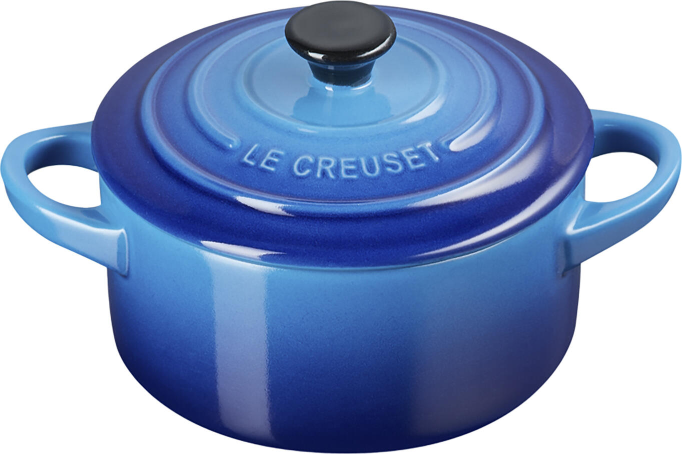 Le Creuset Mini Cocotte Poterie Vas Mini Casserole din Gresie Smaltuita cu Capac, 10 cm, 0.25L, Rezistent la Cuptor si Microunde