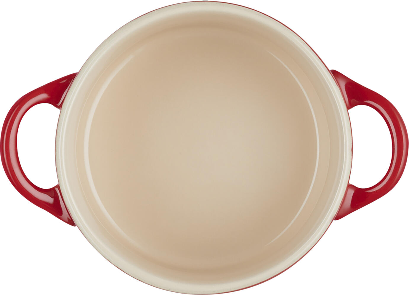 Le Creuset Mini Cocotte 10 cm Glazed Stoneware Mini Casserole Dish with Lid, 0.25L Capacity, Oven and Microwave Safe, Dark Red