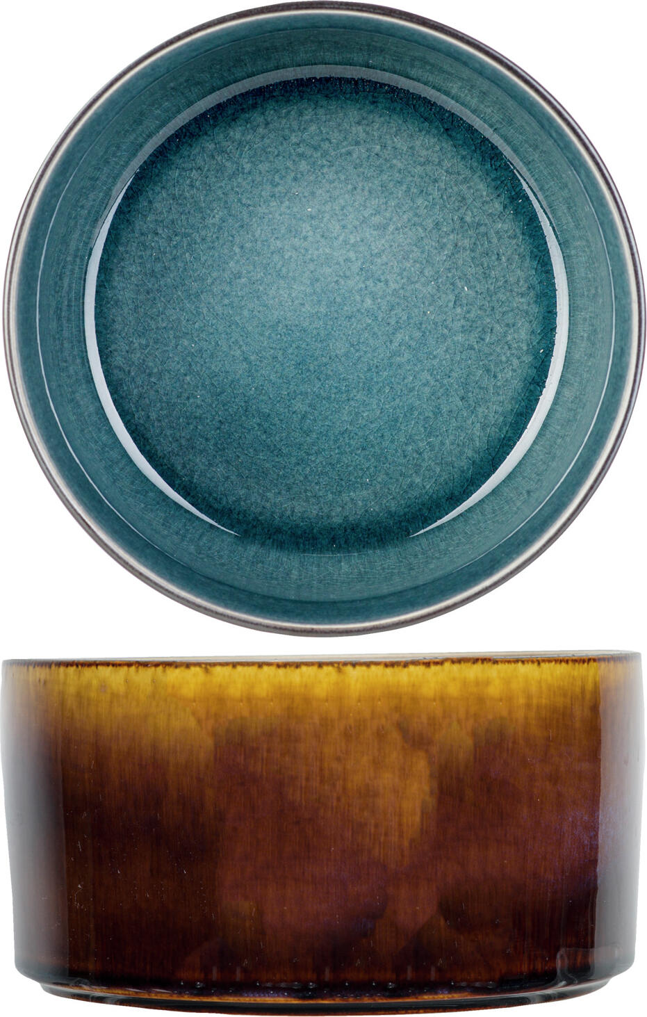 Cosy & Trendy Billiet-Vanlaere NV Bowl Quintana Schüssel Quintana Bowl Quintana; 1000 ml, 14x8 cm (ØxH); blue; 4 piece / pack Schüssel Quintana; 1000 ml, 14x8 cm (ØxH); blau; 4 Stück / Pack Colorful porcelain bowl. Dishwasher safe and microwaveable. Farbige Schüssel aus Porzellan. Spülmaschinenfest und mikrowellengeeignet. Handmade Produkte, die in Ihrer Farbe (sowohl innen als auch außen) von hell zu dunkel abweichen können. Bläuliche Färbungen auf der braunen Außenseite können auftreten. Bitte beachten Sie: Diese Produkte haben eine verglaste Oberschicht, die bei extremen Temperaturen (z.B. im Backofen, auf der Herdplatte oder in der Tiefkühltruhe) unsichtbare Schäden erleiden kann. Einmal beschädigt, kann Wasser eindringen und bei erneuter Hitze oder Kälte sichtbare Schäden verursachen. Dies nennt man Thermoschock.