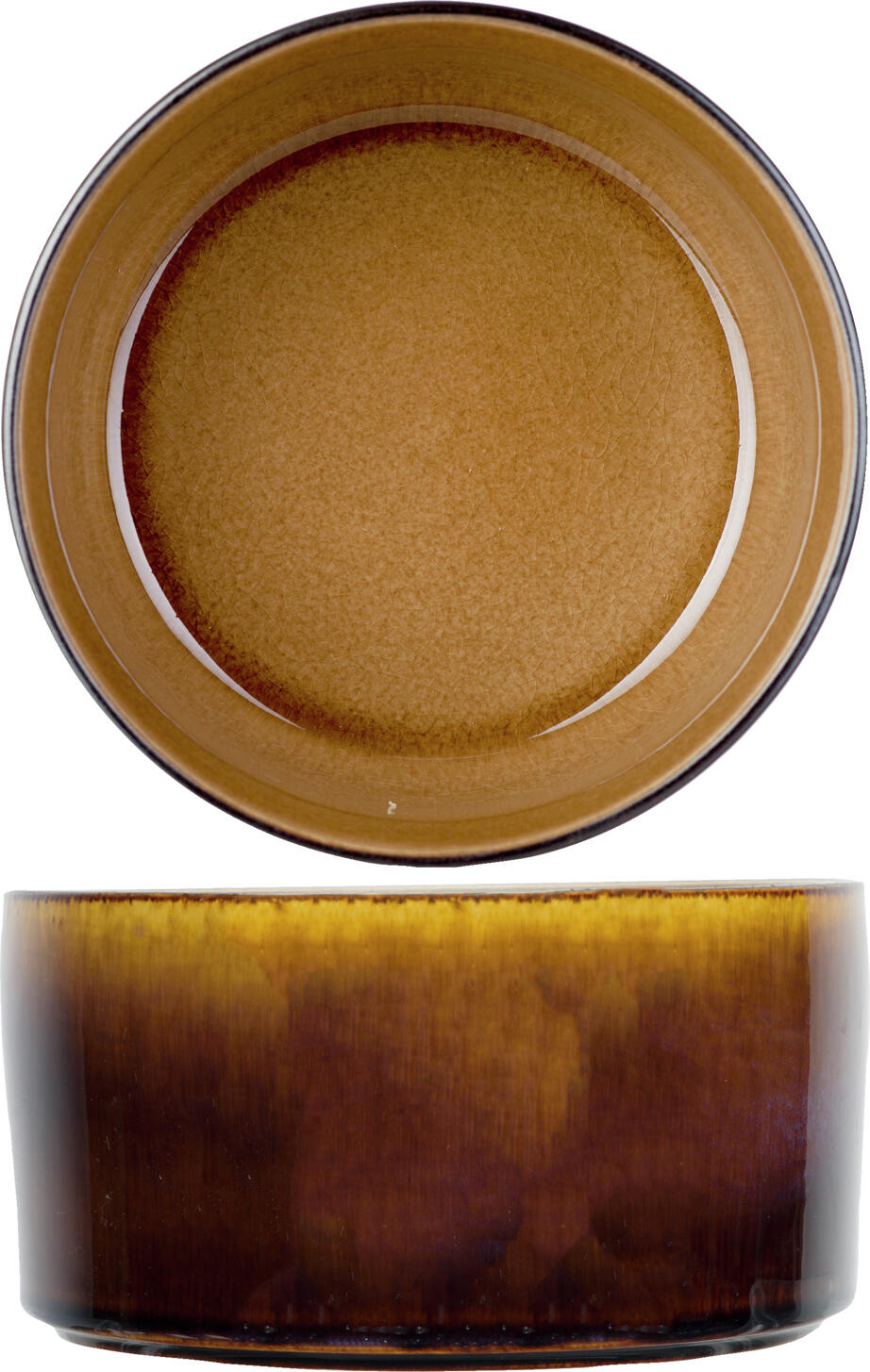 Cosy & Trendy Billiet-Vanlaere NV Bowl Quintana Schüssel Quintana Bowl Quintana; 1000 ml, 14x8 cm (ØxH); amber; 4 piece / pack Schüssel Quintana; 1000 ml, 14x8 cm (ØxH); bernstein; 4 Stück / Pack Colorful porcelain bowl. Dishwasher safe and microwaveable. Farbige Schüssel aus Porzellan. Spülmaschinenfest und mikrowellengeeignet. Handmade Produkte, die in Ihrer Farbe (sowohl innen als auch außen) von hell zu dunkel abweichen können. Bläuliche Färbungen auf der braunen Außenseite können auftreten. Bitte beachten Sie: Diese Produkte haben eine verglaste Oberschicht, die bei extremen Temperaturen (z.B. im Backofen, auf der Herdplatte oder in der Tiefkühltruhe) unsichtbare Schäden erleiden kann. Einmal beschädigt, kann Wasser eindringen und bei erneuter Hitze oder Kälte sichtbare Schäden verursachen. Dies nennt man Thermoschock.