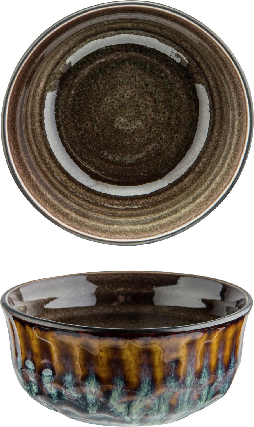 Cosy & Trendy Billiet-Vanlaere NV Bowl Quintana Schüssel Quintana Bowl Quintana; 130 ml, 9x4.2 cm (ØxH); green; 6 piece / pack Schüssel Quintana; 130 ml, 9x4.2 cm (ØxH); grün; 6 Stück / Pack Colorful porcelain bowl. Dishwasher safe and microwaveable. Farbige Schüssel aus Porzellan. Spülmaschinenfest und mikrowellengeeignet. Handmade Produkte, die in Ihrer Farbe (sowohl innen als auch außen) von hell zu dunkel abweichen können. Bläuliche Färbungen auf der braunen Außenseite können auftreten. Bitte beachten Sie: Diese Produkte haben eine verglaste Oberschicht, die bei extremen Temperaturen (z.B. im Backofen, auf der Herdplatte oder in der Tiefkühltruhe) unsichtbare Schäden erleiden kann. Einmal beschädigt, kann Wasser eindringen und bei erneuter Hitze oder Kälte sichtbare Schäden verursachen. Dies nennt man Thermoschock.
