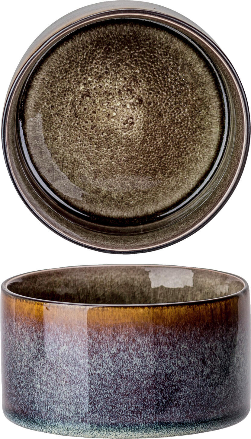 Cosy & Trendy Billiet-Vanlaere NV Bowl Quintana Schüssel Quintana Bowl Quintana; 400 ml, 11x6 cm (ØxH); green; 6 piece / pack Schüssel Quintana; 400 ml, 11x6 cm (ØxH); grün; 6 Stück / Pack Colorful porcelain bowl. Dishwasher safe and microwaveable. Farbige Schüssel aus Porzellan. Spülmaschinenfest und mikrowellengeeignet. Handmade Produkte, die in Ihrer Farbe (sowohl innen als auch außen) von hell zu dunkel abweichen können. Bläuliche Färbungen auf der braunen Außenseite können auftreten. Bitte beachten Sie: Diese Produkte haben eine verglaste Oberschicht, die bei extremen Temperaturen (z.B. im Backofen, auf der Herdplatte oder in der Tiefkühltruhe) unsichtbare Schäden erleiden kann. Einmal beschädigt, kann Wasser eindringen und bei erneuter Hitze oder Kälte sichtbare Schäden verursachen. Dies nennt man Thermoschock.