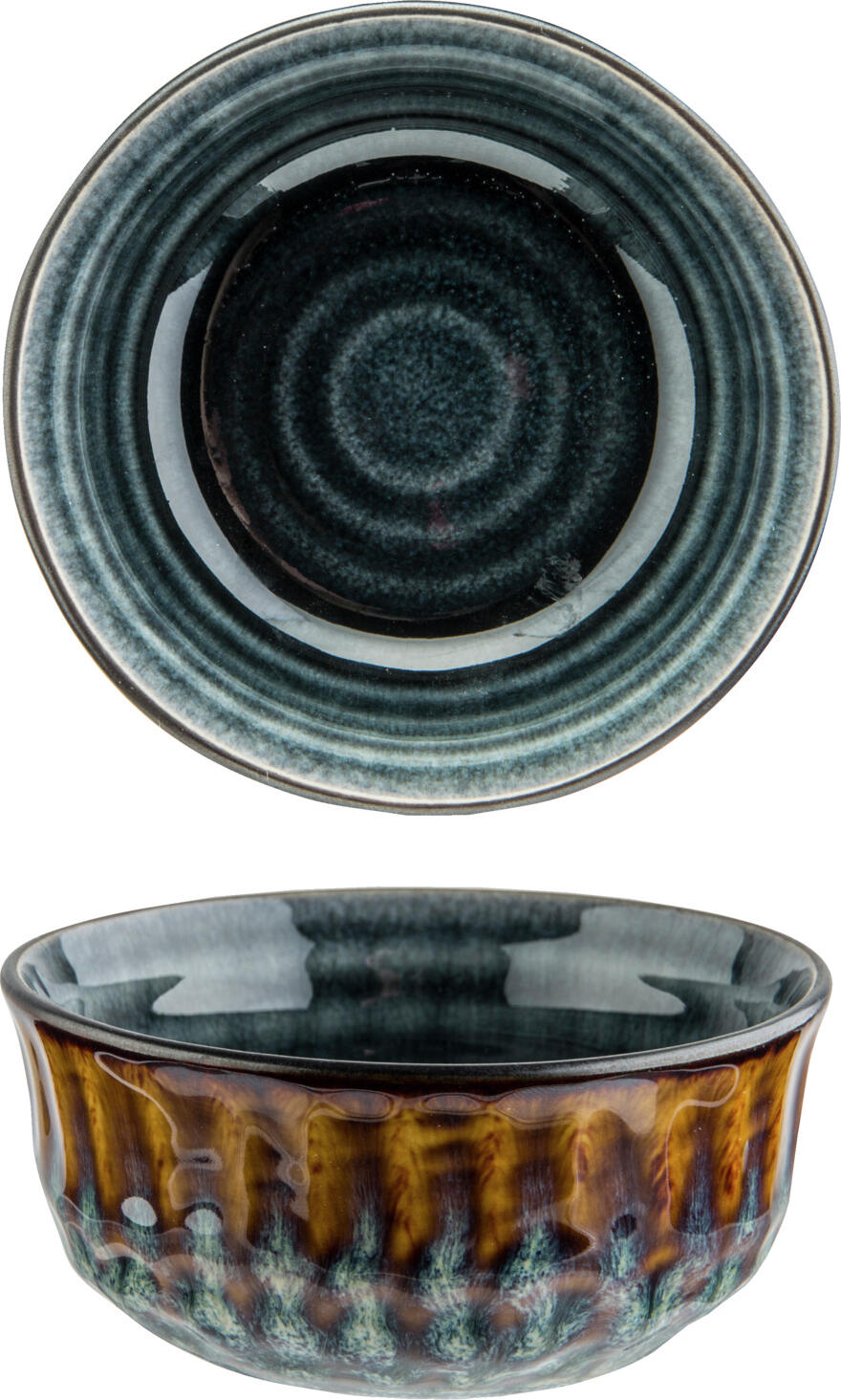 Cosy & Trendy Billiet-Vanlaere NV Bowl Quintana Schüssel Quintana Bowl Quintana; 130 ml, 9x4.2 cm (ØxH); blue; 6 piece / pack Schüssel Quintana; 130 ml, 9x4.2 cm (ØxH); blau; 6 Stück / Pack Colorful porcelain bowl. Dishwasher safe and microwaveable. Farbige Schüssel aus Porzellan. Spülmaschinenfest und mikrowellengeeignet. Handmade Produkte, die in Ihrer Farbe (sowohl innen als auch außen) von hell zu dunkel abweichen können. Bläuliche Färbungen auf der braunen Außenseite können auftreten. Bitte beachten Sie: Diese Produkte haben eine verglaste Oberschicht, die bei extremen Temperaturen (z.B. im Backofen, auf der Herdplatte oder in der Tiefkühltruhe) unsichtbare Schäden erleiden kann. Einmal beschädigt, kann Wasser eindringen und bei erneuter Hitze oder Kälte sichtbare Schäden verursachen. Dies nennt man Thermoschock.