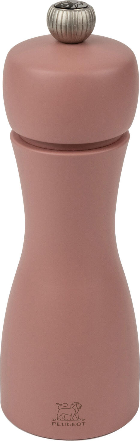 Peugeot Peugeot Saveurs SNC Salt mill Tahiti Salzmühle Tahiti Salt mill Tahiti; 15 cm (H); light-brown Salzmühle Tahiti; 15 cm (H); hellbraun The Peugeot Tahiti series consists of trendy colors to combine, available as a pepper or salt mill. The mills shine in the colors of the elements fire, earth, water and air. The different but complementary colors ensure that the pepper and salt mills are easy to distinguish but still harmonize wonderfully. Combine the colors to match your color scheme. Naturally, the mills are equipped with the tried-and-tested original Peugeot grinder. Die Peugeot Tahiti-Serie besteht aus trendigen Farben zum Kombinieren, erhältlich als Pfeffer- oder Salzmühle. Die Mühlen erstrahlen in den Farben der Elemente Feuer, Erde, Wasser, Luft. Die unterschiedlichen aber komplementären Farben, sorgen dafür, dass Pfeffer- & Salzmühle leicht zu unterscheiden sind, aber trotzdem wunderbar harmonieren. Kombinieren Sie die Farben passend zu Ihrem Farbkonzept! Natürlich sind die Mühlen mit dem bewährten Original-Peugeot-Mahlwerk ausgestattet.
