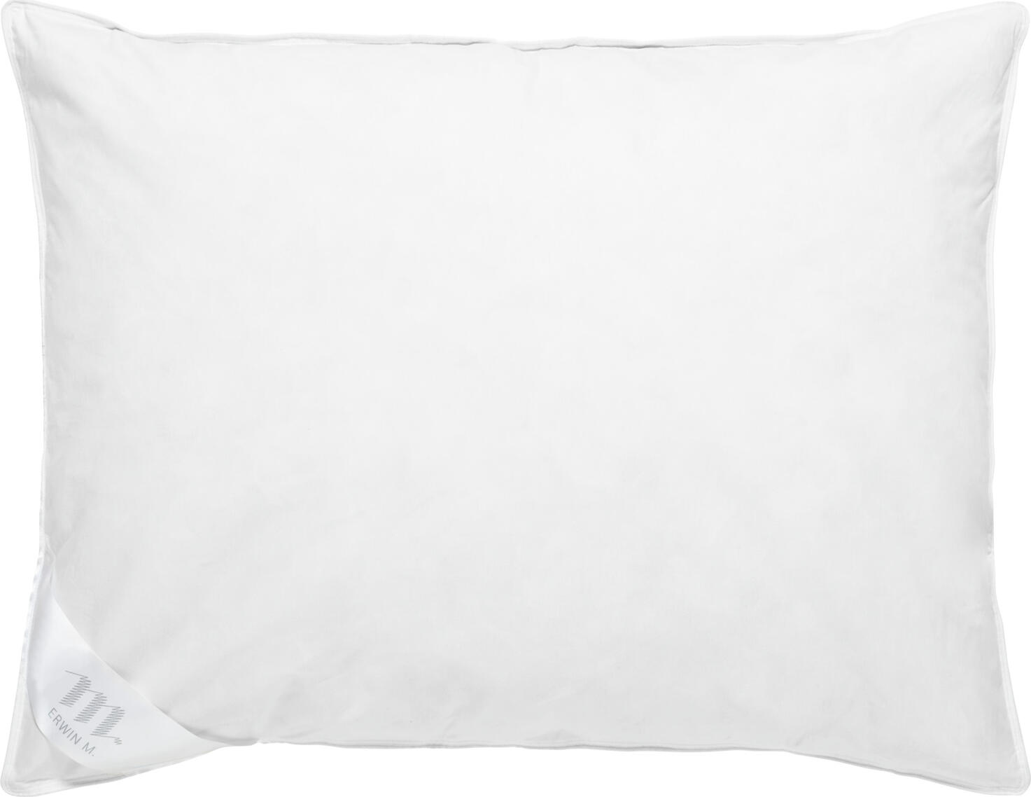ERWIN M. LUSINI Solutions GmbH Pillow Kairo Kissen Kairo Pillow Kairo; 70x90 cm (WxL); white Kissen Kairo; 70x90 cm (BxL); weiß Pillows: 90 % new white feathers, 10 % new white down, class 1. 100% cotton cover. Duvet for basic hotel furnishings. Quilt, no slipping of the filling. Low-priced bedding. Downpass seal. Passed cigarette annealing test according to EN ISO 12952-1. Kissen: 90 % weiße neue Federn, 10 % weiße neue Daunen, Klasse 1. Bezug: 100 % Baumwolle. Einziehdecke für die Grundausstattung von Hotels. Steppdecke, kein Verrutschen der Füllung. Preisgünstigen Bettwaren. Downpass-Siegel. Zigarettenglühtest nach EN ISO 12952-1 bestanden.