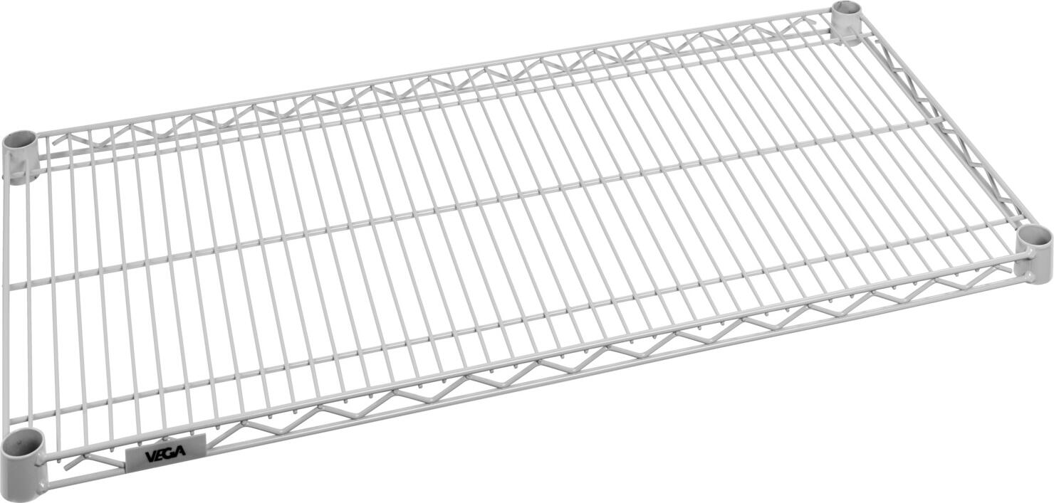 VEGA LUSINI Solutions GmbH Shelf Alumi for professional shelving system Regalboden Alumi für Profi-Regalsystem Shelf Alumi for professional shelving system; 91x3x46 cm (WxHxD); grey Regalboden Alumi für Profi-Regalsystem; 91x3x46 cm (BxHxT); grau Shelf with specially coated steel. Load capacity per shelf: 180 kg. Height adjustable feet and shelves. Shelf is delivered disassembled. Expandable with connectors and additional shelves. 2-year warranty. Four casters suitable for both shelving systems, two of them with locking brakes to be easily screwed in place of the feet. Rust and cold resistant up to -40 °C. Regalboden mit speziell beschichteter Stahl. Tragfähigkeit pro Boden: 180 kg. Höhenverstellbare Füße und Böden. Regal wird zerlegt geliefert. Erweiterbar durch Verbindungsstücke und zusätzliche Regalböden. Zwei Jahre Gewährleistung. Vier Rollen passend für beide Regalsysteme, zwei davon mit Feststellbremsen problemlos anstelle der Füße einzuschrauben. Rost- und Kältebeständig bis zu -40 C.