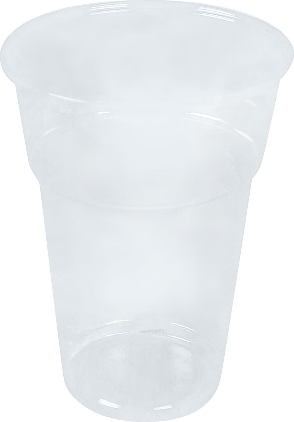 NATUREStar Drinking cup cold drinks PLA Trinkbecher Kaltgetränke PLA Drinking cup cold drinks PLA; 510 ml, 9.5x13 cm (ØxH); transparent; 0.4 l Filling line, 50 piece / pack Trinkbecher Kaltgetränke PLA; 510 ml, 9.5x13 cm (ØxH); transparent; 0.4 l Eichstrich, 50 Stück / Pack Cold drink cup made of PLA with filling line and foam rim. Fully compostable according to DIN EN 13432. Kaltgetränkebecher bestehend aus PLA mit Eichstrich und Schaumrand. Vollständig kompostierbar nach DIN EN 13432.