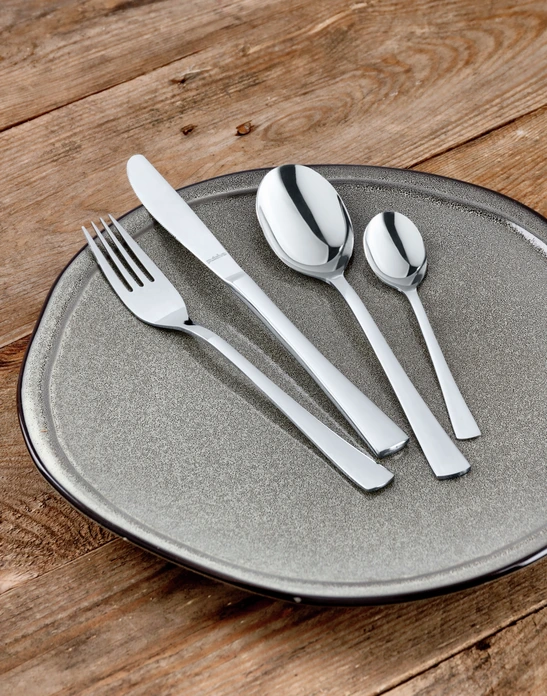 Pulsiva Hamburg Mocha Espresso Spoon, 18/0 Chrome-Stainless Steel, Mirror Polished, Rustproof, Nickel-Free, 14 cm, Silver