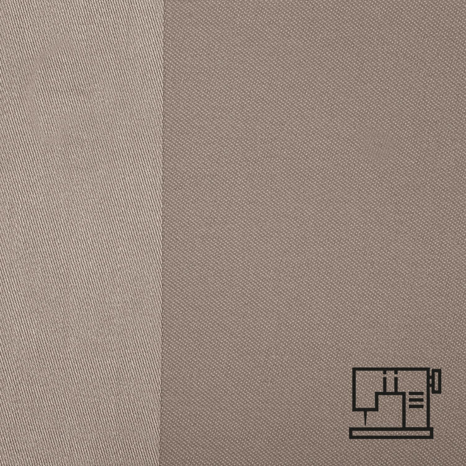 ERWIN M. LUSINI Ambiente Square Tablecloth, 100% Cotton Full Twist Damask, 130 x 130 cm, Stone-grey, OEKO-TEX Standard 100, Mercerized Durable Fabric