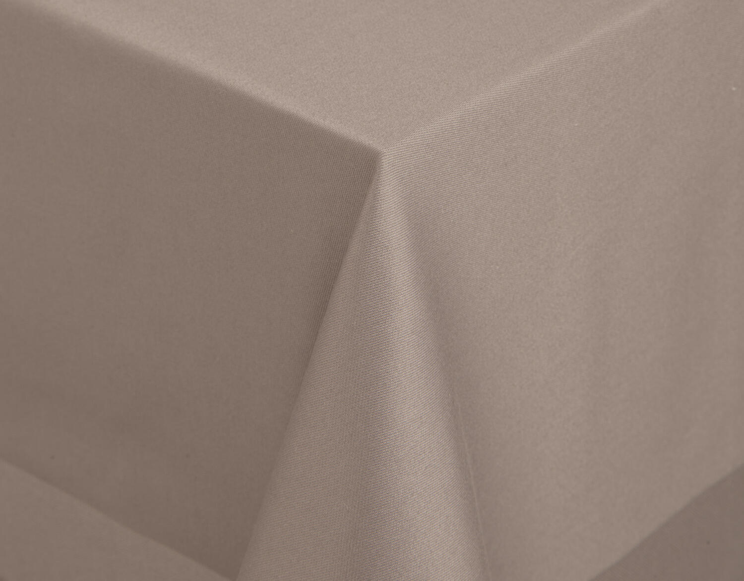 ERWIN M. LUSINI Ambiente Square Tablecloth, 100% Cotton Full Twist Damask, 130 x 130 cm, Stone-grey, OEKO-TEX Standard 100, Mercerized Durable Fabric
