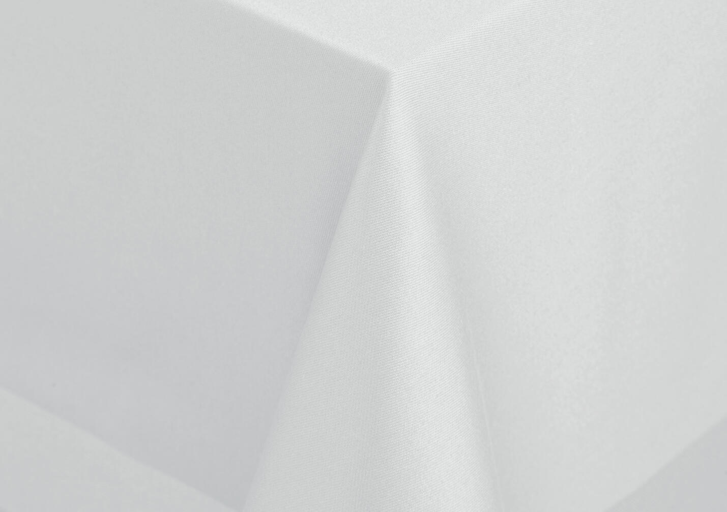 Erwin M. Lusini Ambiente Rectangular Tablecloth, 100% Cotton Full Twist Damask, White, 130 x 220 cm, Mercerized Brilliant Sheen, OEKO-TEX Standard 100
