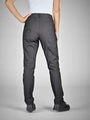 Jobeline Joggfit Women's Chef Trousers, Size 38, Breathable Stretch Technical Fabric, Cotton Blend with Pleats and Tapered Legs, Grey Mottled