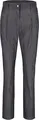 Jobeline Joggfit Women's Chef Trousers, Breathable Stretch Technical Fabric, Cotton Blend with Pleats and Tapered Legs, Grey Mottled, Size EU 40