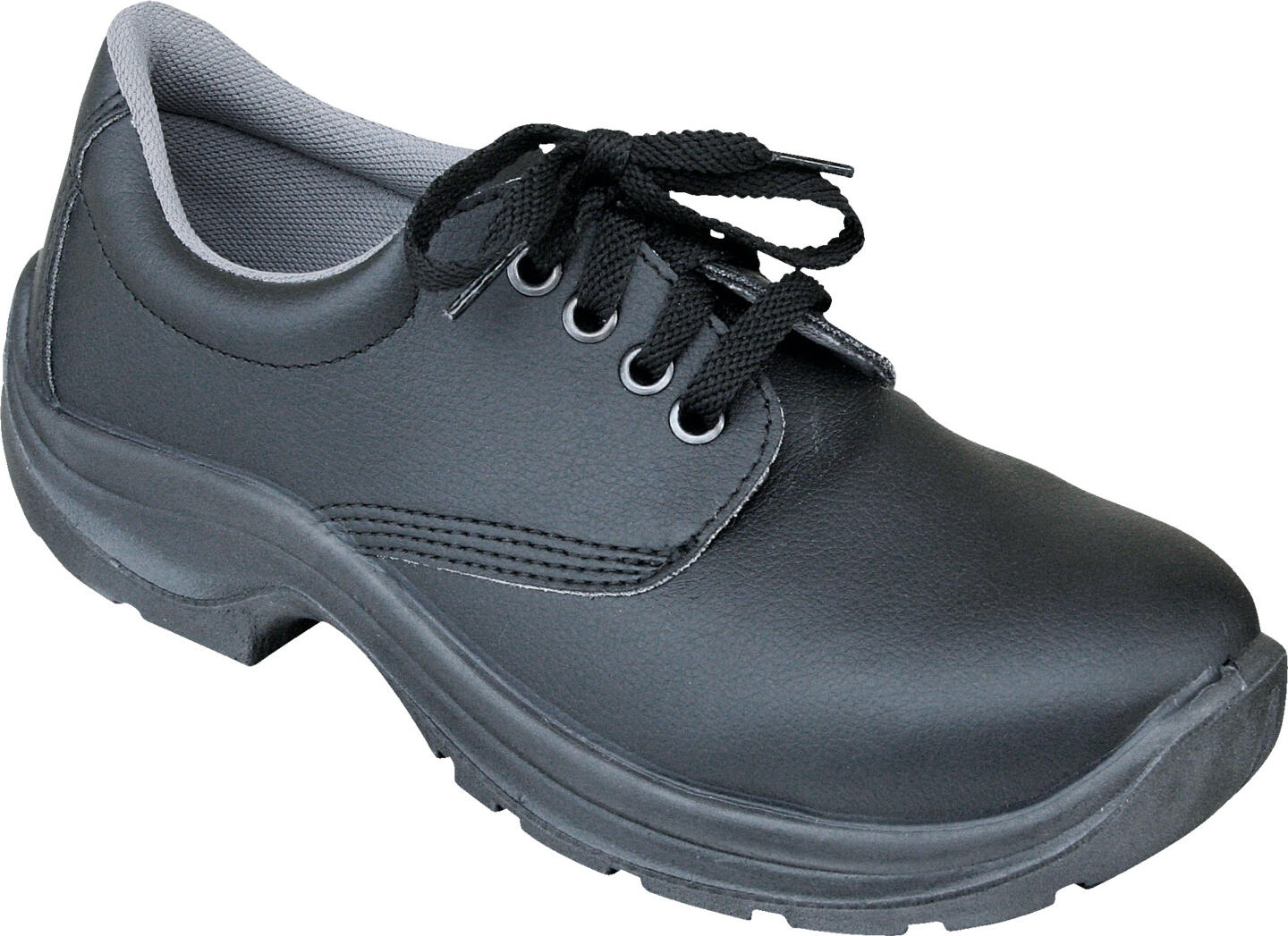 AWC Safety shoe S2 Remy Sicherheitsschuh S2 Remy Safety shoe S2 Remy; Size EU 46; black Sicherheitsschuh S2 Remy; Schuhgröße 46; schwarz Upper material: easy-care, breathable microfiber/100% polyester, inside: moisture-absorbing, quick-drying KLIMAX lining, PU outsole. Robust safety shoe with steel toe cap. The special slip-resistant sole offers optimum grip on damp and slippery floors, is antistatic and resistant to oils and greases. Tested according to standard EN ISO 20345:2011 (S2 SRC). Steel toe cap load capacity 200 joules. For men and women. Obermaterial: pflegeleichte, atmungsaktive Mikrofaser/100% Polyester, Innen: feuchtigkeitsabsorbierendes, schnell trocknendes KLIMAX-Innenfutter, PU-Laufsohle. Robuster Sicherheitsschuh mit Stahlkappe. Die rutschhemmende Spezialsohle bietet optimale Bodenhaftung auf feuchten und rutschigen Böden, wirkt antistatisch und ist resistent gegen Öle und Fette. Geprüft nach Norm EN ISO 20345:2011 (S2 SRC). Belastbarkeit Stahlkappe 200 Joule. Für Damen und Herren.