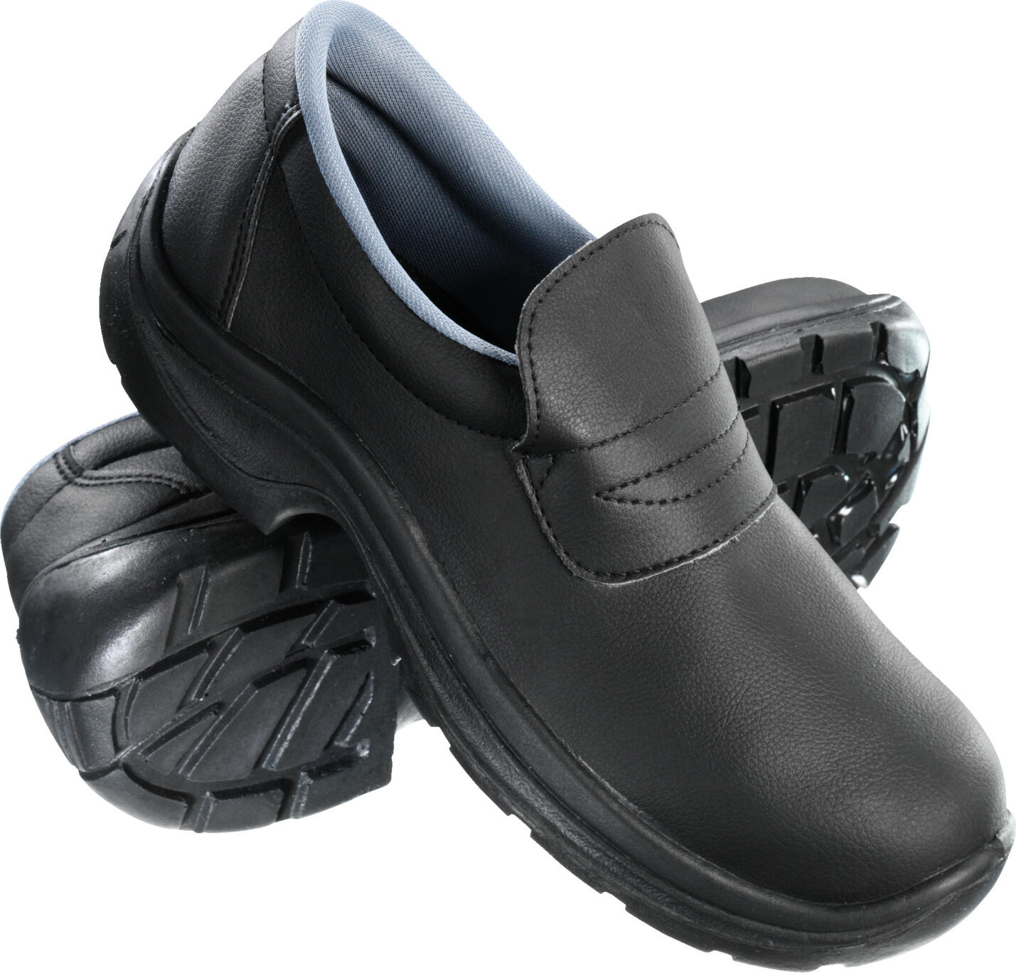 AWC Men's slipper Joe II with steel toe cap Herrenslipper Joe II mit Stahlkappe Men's slipper Joe II with steel toe cap; Size EU 43; black Herrenslipper Joe II mit Stahlkappe; Schuhgröße 43; schwarz Upper material: easy-care, breathable microfiber/100% polyester, inside: moisture-absorbing, quick-drying KLIMAX lining, PU outsole. The special anti-slip sole offers optimum grip on damp and slippery floors, has an antistatic effect and is resistant to oils and greases. With steel toe cap, tested in accordance with standard EN ISO 20345:2011 (S2 SRC). Steel toe cap load capacity 200 joules. Type-tested for orthopaedic insoles. For men and women. Color black. Obermaterial: pflegeleichte, atmungsaktive Mikrofaser/100% Polyester, Innen: feuchtigkeitsabsorbierendes, schnell trocknendes KLIMAX-Innenfutter, PU-Laufsohle. Die rutschhemmende Spezialsohle bietet optimale Bodenhaftung auf feuchten und rutschigen Böden, wirkt antistatisch und ist resistent gegen Öle und Fette. Mit Stahlkappe, geprüft nach Norm EN ISO 20345:2011 (S2 SRC). Belastbarkeit Stahlkappe 200 Joule. Baumustergeprüft für orthopädische Einlagen. Für Damen und Herren. Farbe schwarz.