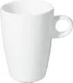 Cana pentru Latte VEGA Bistro, 300ml Porțelan Alb, Design Subțire și Înalt, Compatibilă cu Mașina de Spălat Vase și Cuptorul cu Microunde