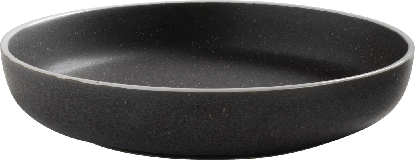 VEGA LUSINI Solutions GmbH Plate Ossori deep Teller Ossori tief Plate Ossori deep; 800 ml, 21x4.5 cm (ØxH); dark-taupe; round; 6 piece / pack Teller Ossori tief; 800 ml, 21x4.5 cm (ØxH); dunkeltaupe; rund; 6 Stück / Pack Colored stoneware plate. Without rim. With effective rim. Dishwasher safe and microwaveable. Farbiger Teller aus Steingut. Ohne Fahne. Mit effektvollem Rand. Spülmaschinenfest und mikrowellengeeignet.