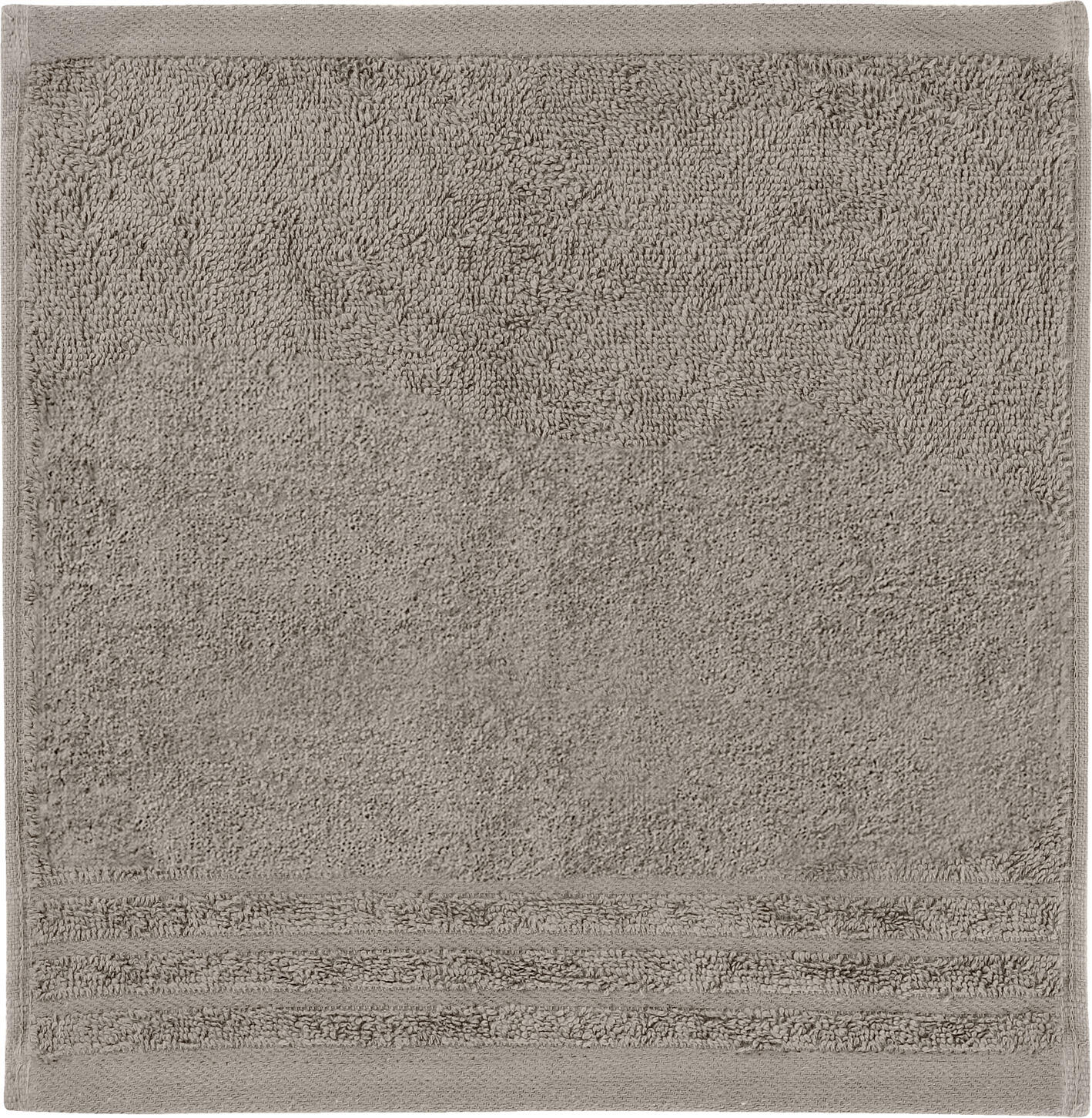 ERWIN M. LUSINI Solutions GmbH Face towel Olymp Seiftuch Olymp Face towel Olymp; 30x30 cm (WxL); grey; 10 piece / pack Seiftuch Olymp; 30x30 cm (BxL); grau; 10 Stück / Pack 100% cotton. Weight approx. 550 g/m². Heavy, robust and soft single-ply face towels made of absorbent loop weave with smooth border strips. Hard-wearing and suitable for tumble drying. 100 % Baumwolle. Gewicht ca. 550 g/m². Schwere, robuste und weiche Walkfrottier Seiftücher aus saugfähigem Schlingengewebe mit glatten Bordürenstreifen. Strapazierfähig und trocknergeeignet.