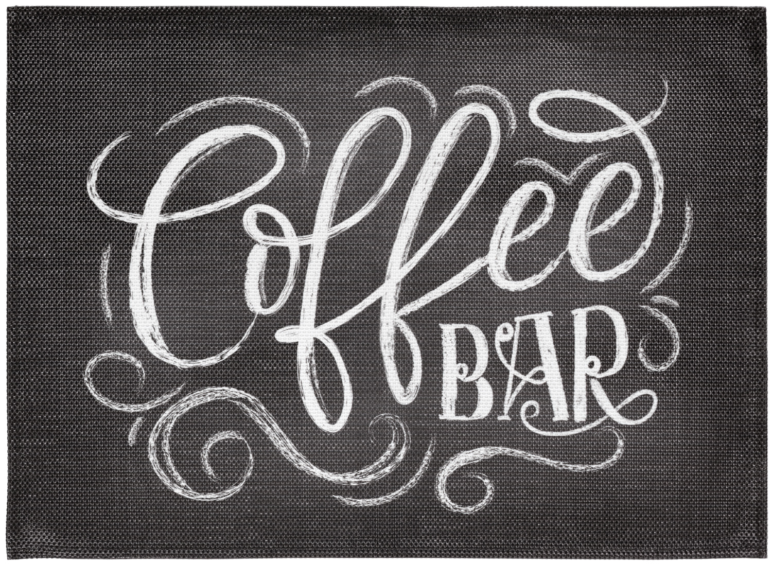 ERWIN M. LUSINI Solutions GmbH Placemat Tenoris Coffee Tischset Tenoris Coffee Placemat Tenoris Coffee; 33x45 cm (WxL); black; 4 piece / Pack Tischset Tenoris Coffee; 33x45 cm (BxL); schwarz; 4 Stück / Pack 75% PVC, 25% polyester. Weight approx. 545 g/m². Placemat in current vintage trend with high quality digital print. With hemmed edge. Easy care. Not suitable for dishwasher. 75 % PVC, 25 % Polyester. Gewicht ca. 545g/m². Tischset in aktuellem Vintage-Trend mit hochwertigem Digitaldruck. Mit gesäumten Rand. Pflegeleicht. Nicht spülmaschinengeeignet.