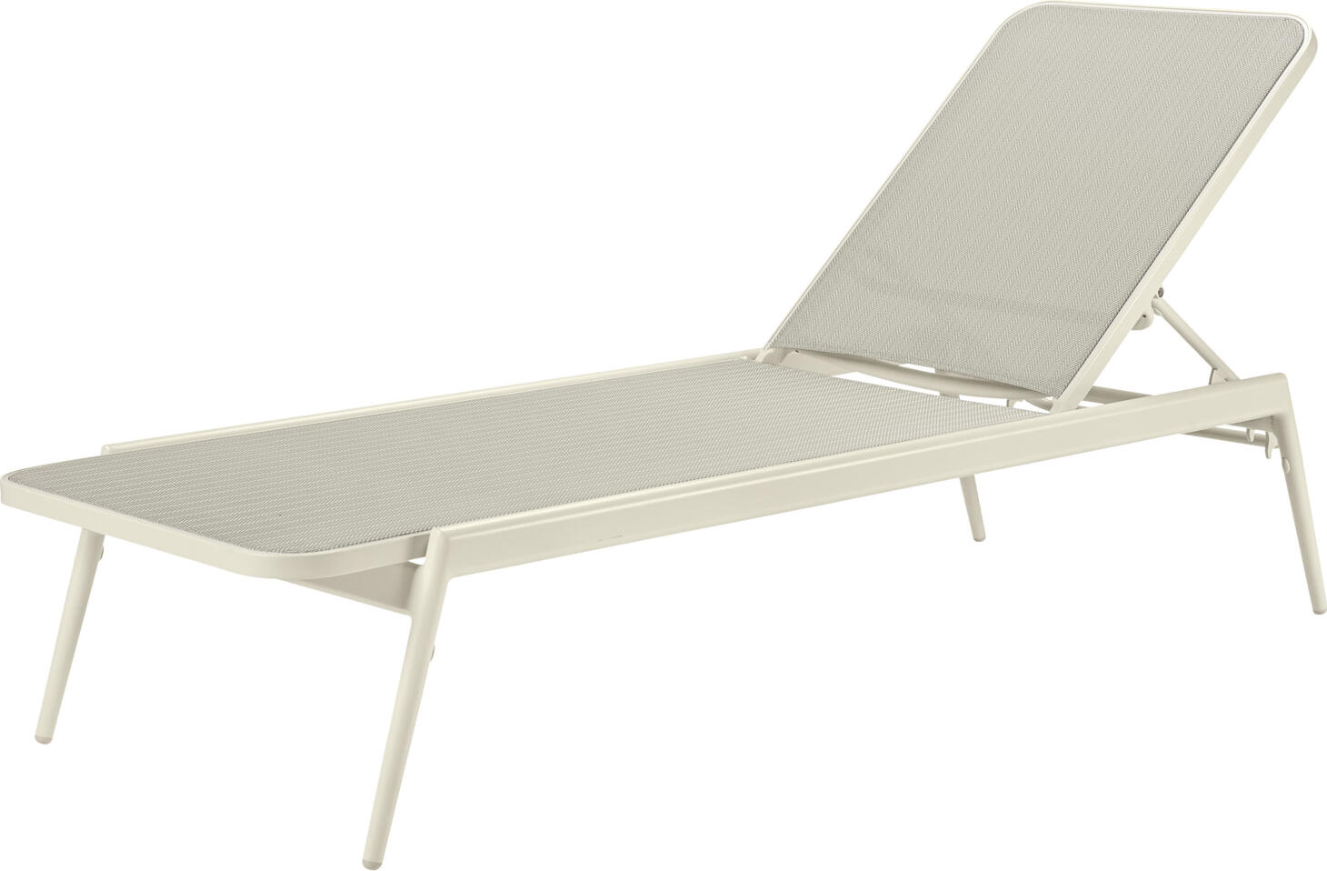 VEGA LUSINI Solutions GmbH Sun lounger Solaro Sonnenliege Solaro Sun lounger Solaro; 192x65x35 cm (LxWxH); seat beige, base beige Sonnenliege Solaro; 192x65x35 cm (LxBxH); Sitz beige, Gestell beige Modern sun lounger with adjustable backrest - perfect for maximum comfort and flexible relaxation outdoors. The lounger is stackable and can be easily moved by one person thanks to the particularly lightweight material. The quick-drying textile cover ensures a comfortable seating experience and is also easy to clean. The simple, high-quality design blends elegantly into any wellness or pool landscape. Comfortable and practical: our sun lounger offers comfort even without an additional lounger cover - saving time and effort for staff. Ideal for gardens, terraces and wellness areas. Moderne Sonnenliege mit verstellbarer Rückenlehne – perfekt für maximalen Liegekomfort und flexible Entspannung im Außenbereich. Die Liege ist stapelbar und dank des besonders leichten Materials einfach von einer Person zu bewegen. Die schnelltrocknende Textilen-Bespannung sorgt für ein angenehmes Sitzgefühl und ist zudem pflegeleicht. Das schlichte, hochwertige Design fügt sich elegant in jede Wellness- oder Poollandschaft ein. Komfortabel und praktisch: Unsere Sonnenliege bietet Bequemlichkeit auch ohne zusätzliche Liegenauflage – das spart Zeit und Aufwand beim Personal. Ideal für Garten, Terrasse und Wellnessbereiche.