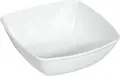 Bol Patrat de Porcelana VEGA Melbourne, Alb, 770 ml, 18.5 x 18.5 x 4 cm, Design Drept Robust, Compatibil cu Cuptorul cu Microunde si Masina de Spalat Vase