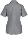 Jobeline Fiore Women's Short Sleeve Blouse, Regular Fit, Cotton-Polyester Blend, Easy-Iron, OEKO-TEX Certified, Concealed Placket, Extra-Long Back