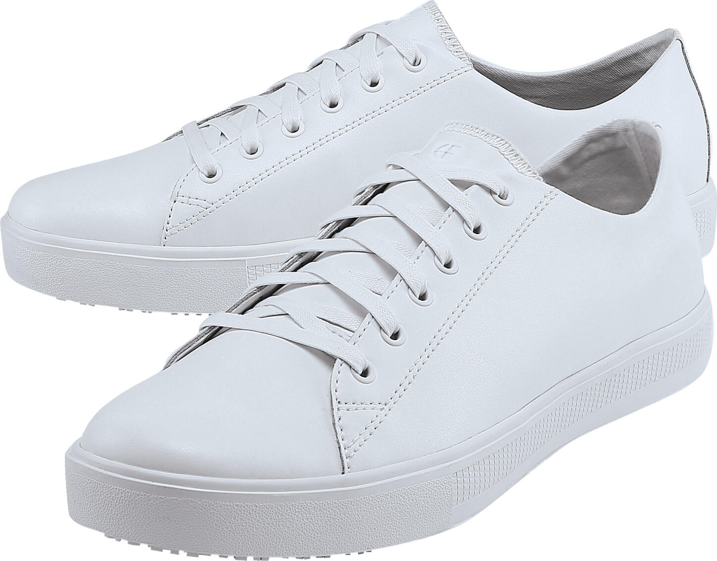 Shoes For Crews Shoes For Crews Europe Ltd Work shoe Old School Low-Rider IV Berufsschuh Old School Low-Rider IV Work shoe Old School Low-Rider IV; Size EU 38; white Berufsschuh Old School Low-Rider IV; Schuhgröße 38; weiß Upper material: Leather. Classic black leather lace-up work shoe. With removable, padded insole with extra cushioning. Easy to clean. Obermaterial: Leder Klassischer schwarzer Berufsschuh zum Schnüren aus Leder. Mit herausnehmbarer, gepolsterter Einlegesohle mit extra Dämpfung. Leicht zu reinigen.