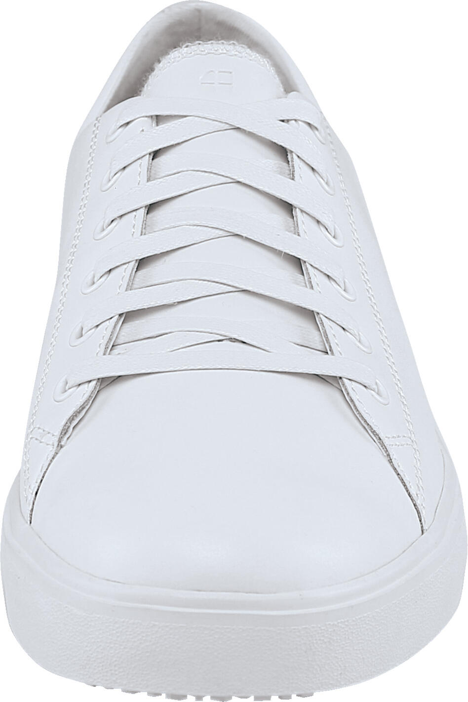 Shoes For Crews Old School Low-Rider IV Unisex Slip-Resistant Work Shoes, Water-Resistant Leather, Padded Removable Insole, White, EU 38