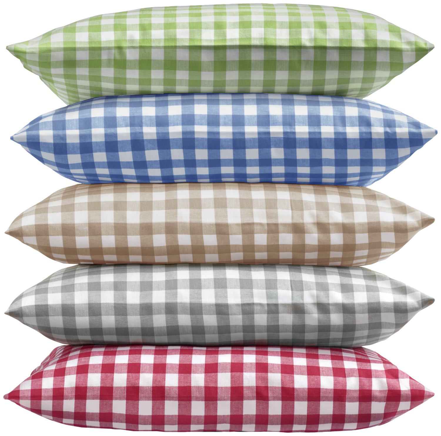 ERWIN M. LUSINI Tux Bedding Set, 100% Mercerized Cotton Renforce, Traditional Check Pattern, 140x200 cm Duvet, 70x90 cm Pillowcase, OEKO-TEX Standard 100