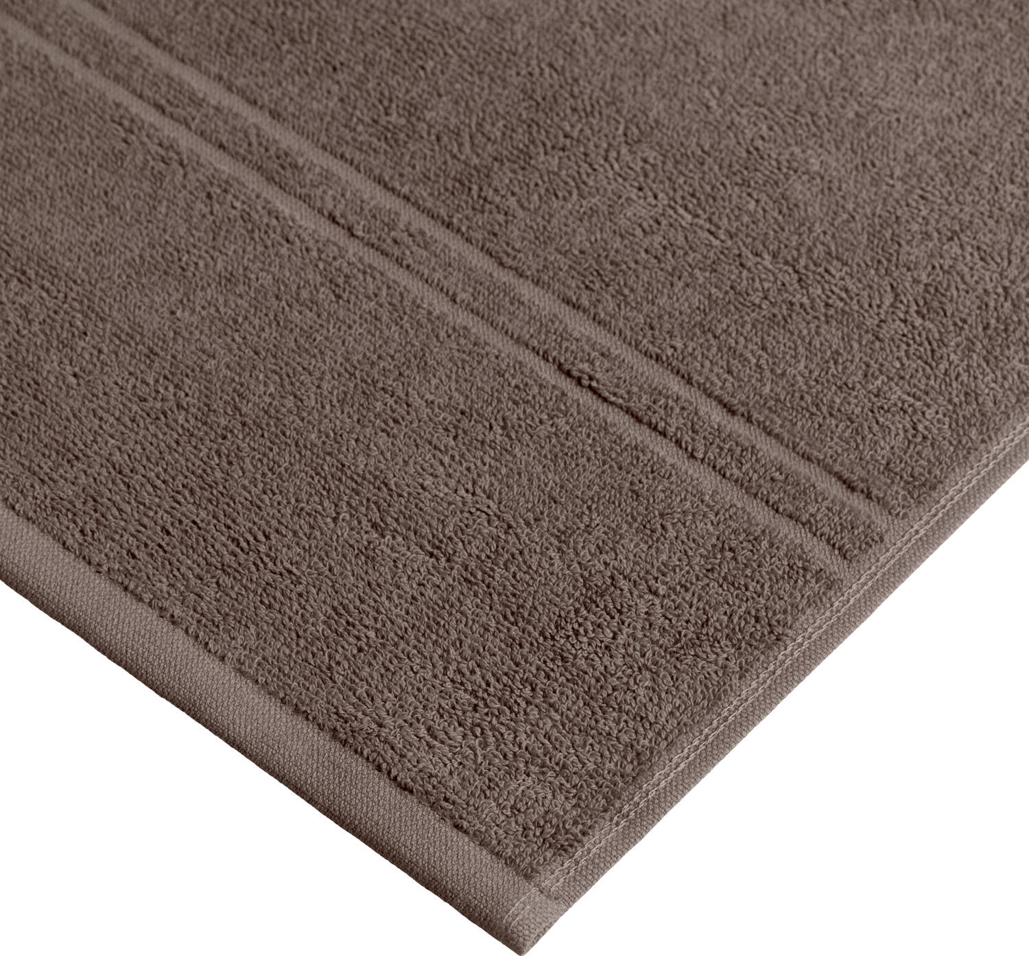 Prosop de sauna ERWIN M. LUSINI Dina, 100% bumbac, frotir twisted terry, 70 x 200 cm, absorbant, OEKO-TEX Standard 100, Taupe