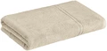 Proasop de dus ERWIN M. LUSINI Dina, 100% bumbac, frotir twisted terry, 70 x 140 cm, Bej, Certificare OEKO-TEX Standard 100, Calitate Superioara