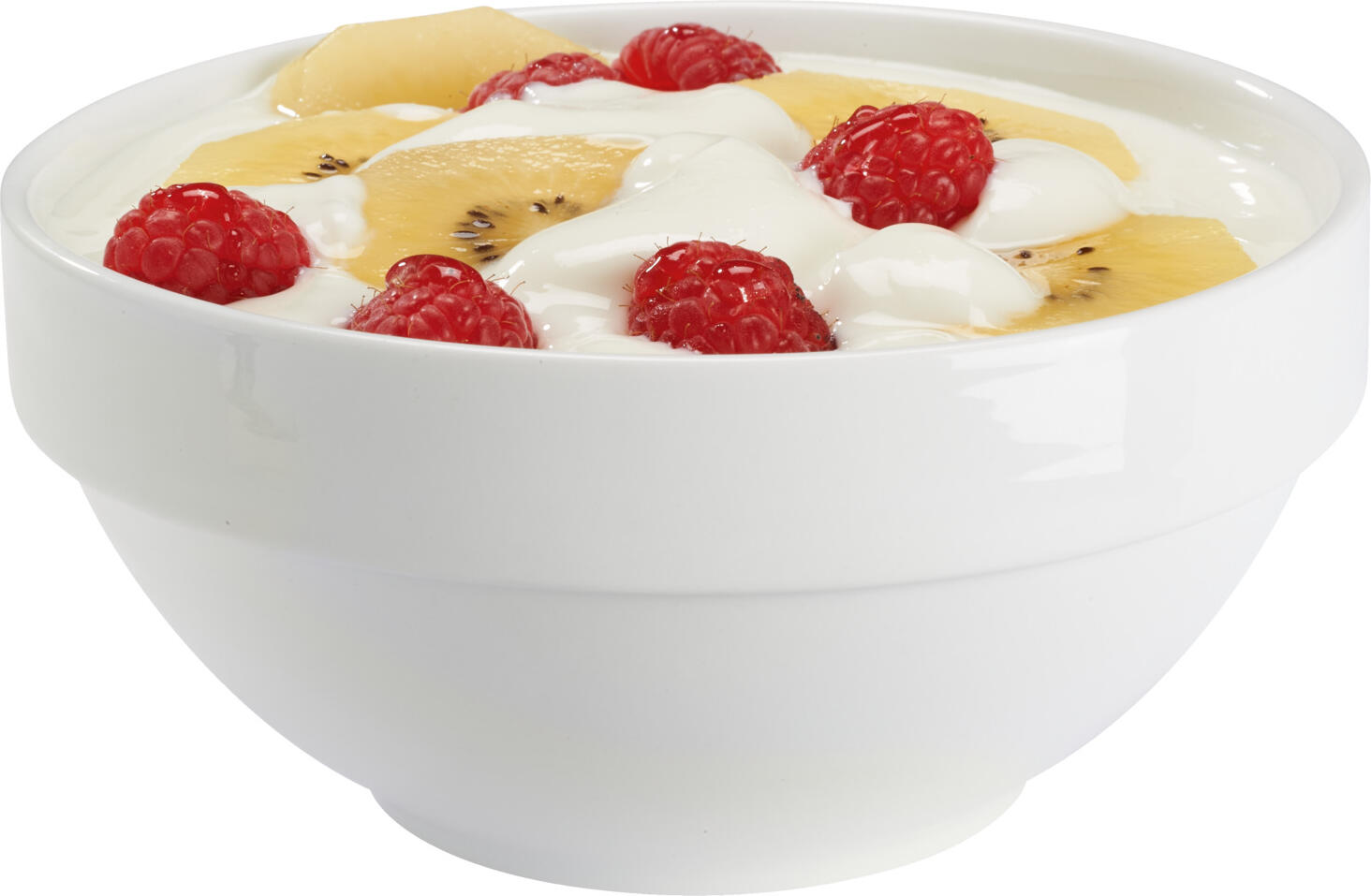 Bol PULSIVA Sao Paulo 103956, Porțelan Alb Rotund, 450ml, 14x6.5cm, Stivuibil, Compatibil cu Cuptorul cu Microunde și Mașina de Spălat Vase