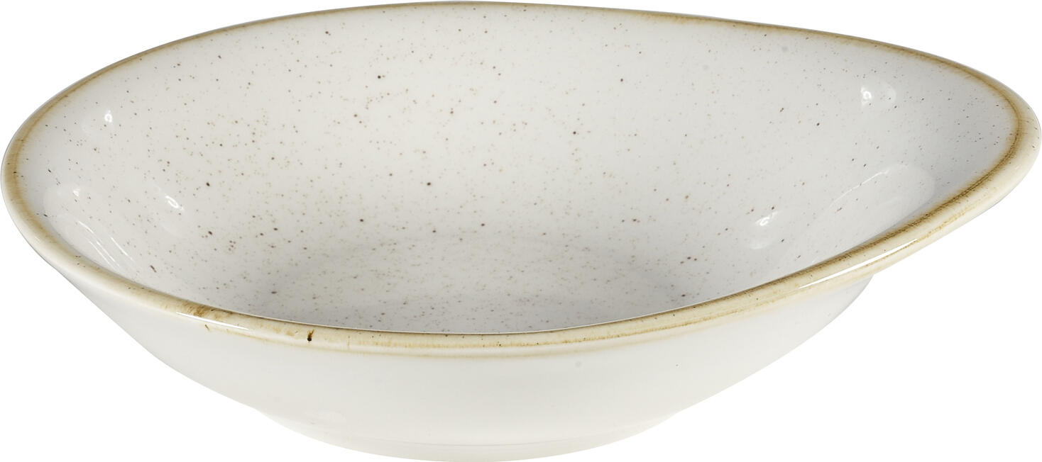 Churchill Churchill China (UK) ltd. Deep bowl Stonecast Barley White oval Schale tief Stonecast Barley White oval Deep bowl Stonecast Barley White oval; 300 ml, 18.5x18.5x16.8 cm (LxWxH); white/brown; oval; 12 piece / pack Schale tief Stonecast Barley White oval; 300 ml, 18.5x18.5x16.8 cm (LxBxH); weiß/braun; oval; 12 Stück / Pack Rustic charm with an astounding effect — hand-decorated and individually inspired by the changing of the seasons, add warmth and rustic style to your table with this versatile hand-painted design, available in 15 stunning colors. Die ovale, tiefe Schale für die Gastronomie Stonecast „Barley White“ von Churchill ist ideal für vielseitige Speisen im Restaurantbetrieb. Als Stonecast Barley White Schale oval tief bietet sie Volumen und eine moderne Präsentation. Diese Gastronomie Schale tief ist robust und langlebig.