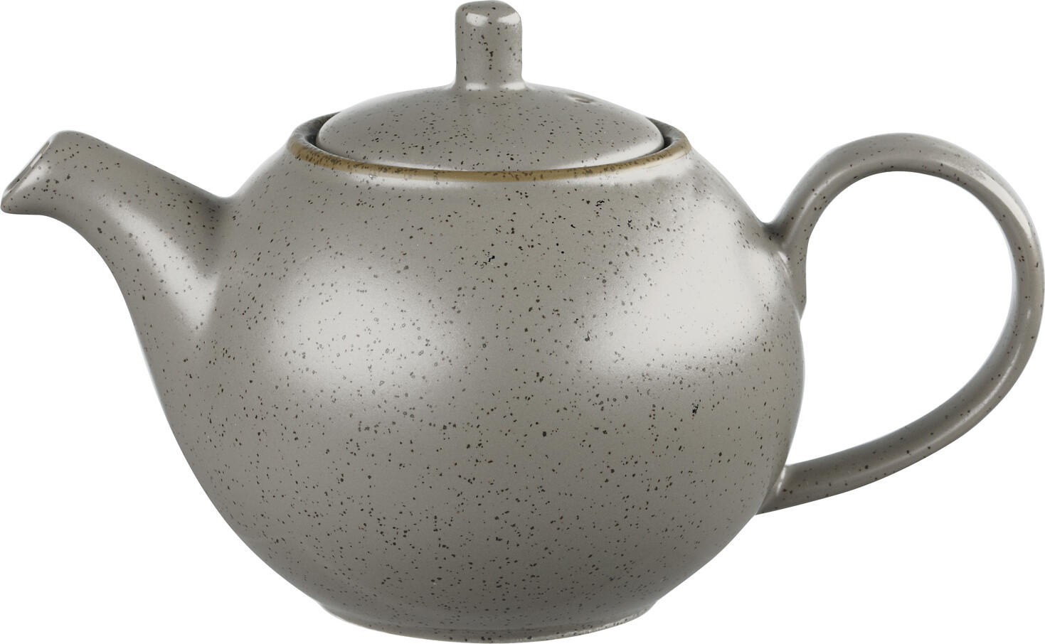 Churchill Churchill China (UK) ltd. Beverage jug Stonecast Peppercorn Getränkekanne Stonecast Peppercorn Beverage jug Stonecast Peppercorn; 852 ml, 15 cm (H); grey/brown; round; 4 piece / pack Getränkekanne Stonecast Peppercorn; 852 ml, 15 cm (H); grau/braun; rund; 4 Stück / Pack Rustic charm with an astounding effect — hand-decorated and individually inspired by the changing of the seasons, add warmth and rustic style to your table with this versatile hand-painted design, available in 15 stunning colors. Die Getränkekanne für die Gastronomie Stonecast „Peppercorn“ von Churchill eignet sich ideal für Wasser, Säfte oder Heißgetränke. Als Stonecast Peppercorn Kanne unterstützt sie effiziente Serviceabläufe. Diese Kanne für Restaurants ist langlebig und funktional.