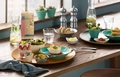 VEGA Sidina Conical Porcelain Bowl, 230ml, Turquoise Ceramic Look, Dishwasher and Microwave Safe, 9cm Diameter