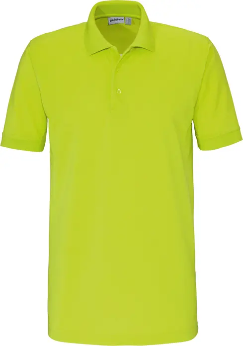 Pulsiva Sunny Men's Short-Sleeved Polo Shirt, Classic Piqué Blend 65% Polyester 35% Cotton, Easy-Care Button Placket Collar