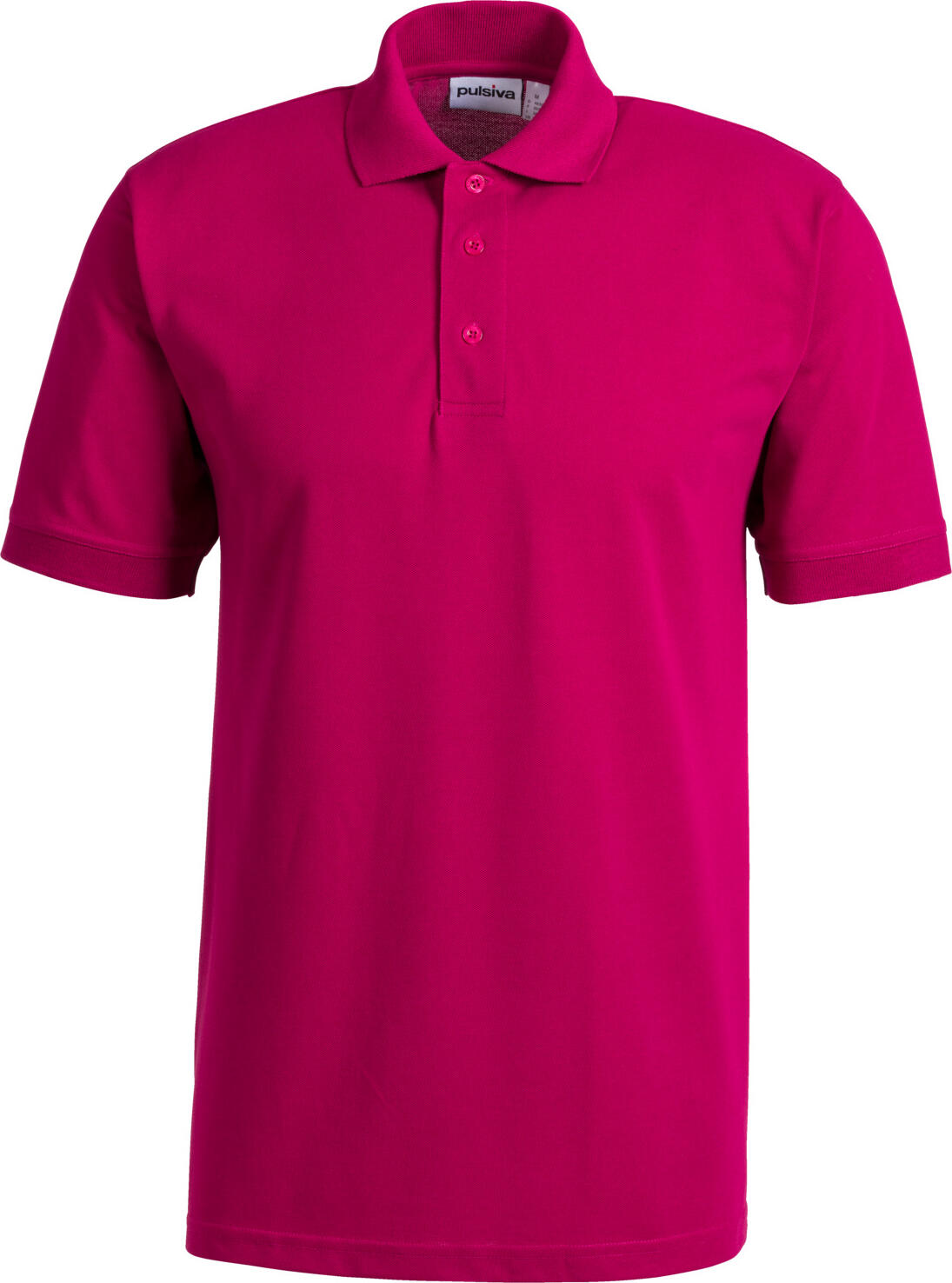 PULSIVA LUSINI Solutions GmbH Men's polo shirt Sunny short-sleeved Herren Poloshirt Sunny Kurzarm Men's polo shirt Sunny short-sleeved; Size M; blackberry Herren Poloshirt Sunny Kurzarm; Kleidergröße M; brombeer 65 % polyester, 35 % cotton. 60°C wash. Easy-care half-sleeved polo shirt for men in classic piqué blend quality. With polo collar and button placket. Back length: 74 cm in size M. 65 % Polyester, 35 % Baumwolle. 60°-Wäsche. Pflegeleichtes Halbarm Poloshirt für Herren in klassischer Piqué Mischqualität. Mit Polokragen und Knopfleiste. Rückenlänge: 74 cm in Gr M
