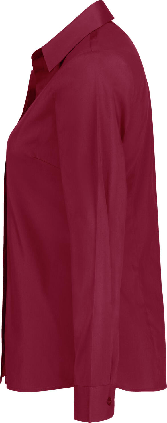 Jobeline Fiore Women's Long Sleeve Blouse, Cotton-Polyester Blend, Regular Fit, Concealed Button Placket, Easy-Care, OEKO-TEX Standard 100