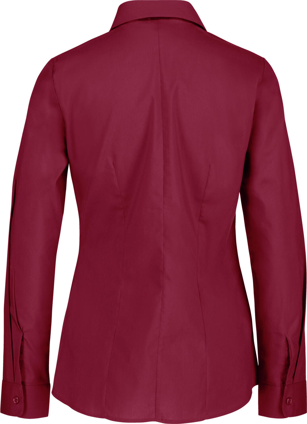 Jobeline Fiore Women's Long Sleeve Blouse, Cotton-Polyester Blend, Concealed Button Placket, V-Neck, Easy-Care, OEKO-TEX Certified