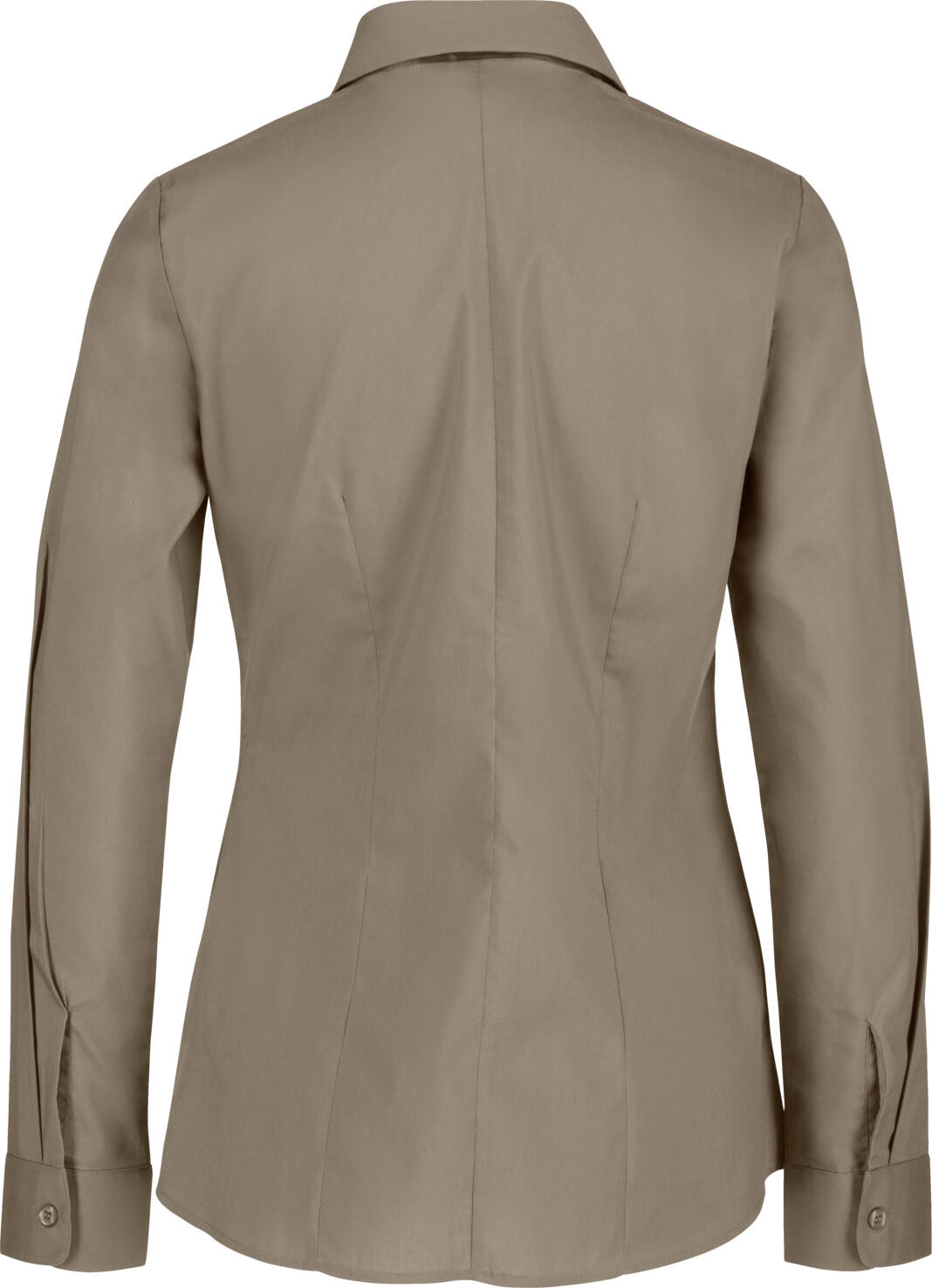 Jobeline Fiore Women's Long Sleeve Blouse, 67% Cotton 33% Polyester, Easy-Iron Regular Fit with Concealed Placket and Extra-Long Back