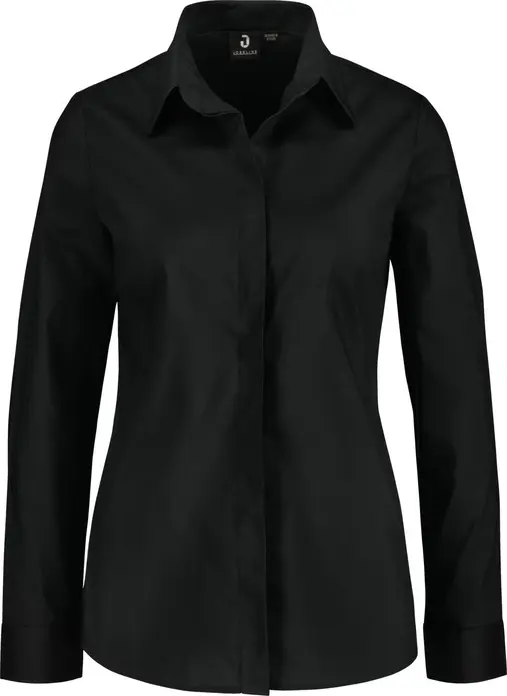 Jobeline Fiore Women's Blouse, Long Sleeve, 67% Cotton 33% Polyester, Regular Fit, Concealed Button Placket, Easy-Care, OEKO-TEX Standard 100